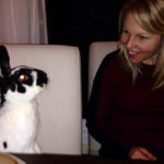 Jen Craft and rabbit